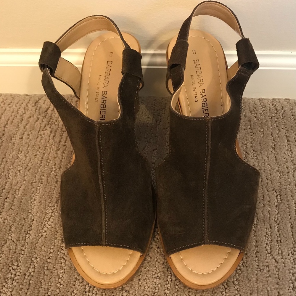 Barbara Barbieri Women's Wedge Sandal size 8